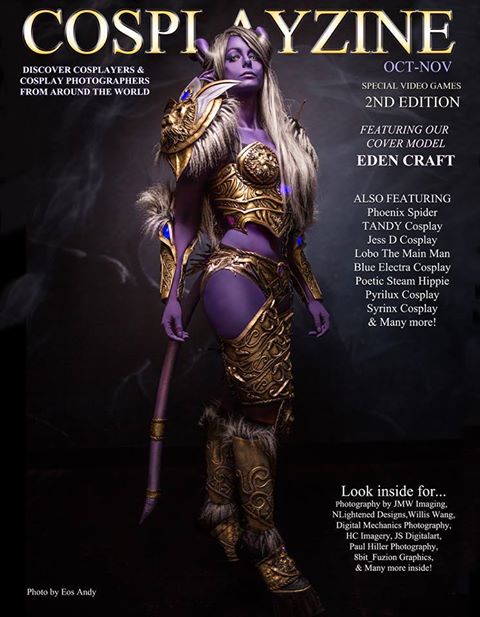Cosplayzine Cover Cosplay Eden Craft