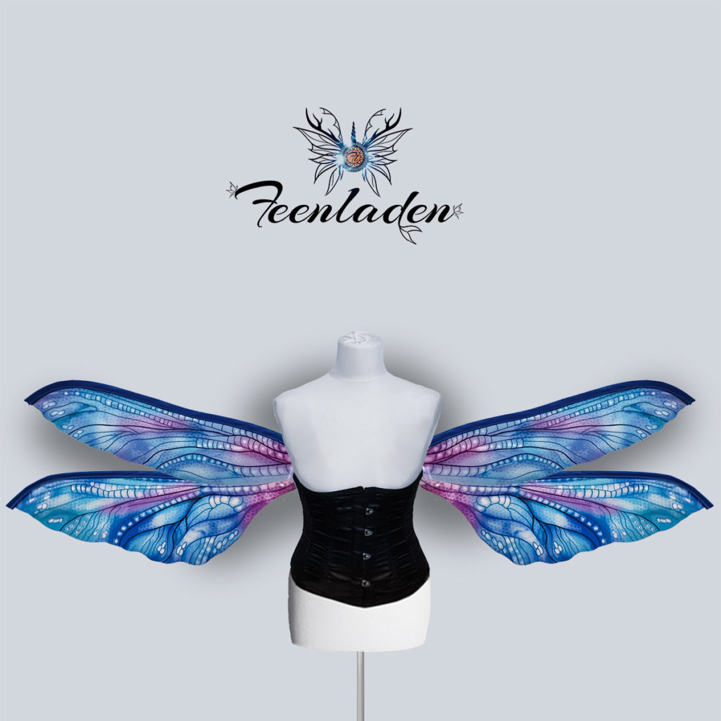 Selene Blau Königsblau Lila XL